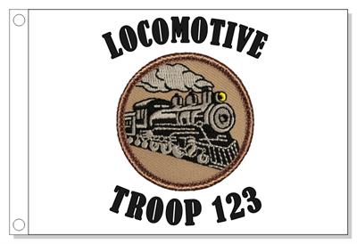 Train Patrol Flag