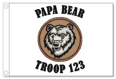 Old Bear Patrol Flag