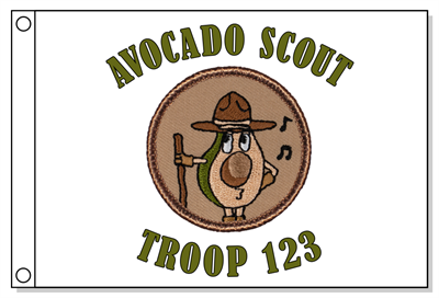 Avocado Patrol Flag