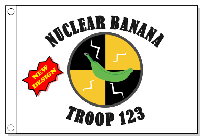 Nuclear Banana Patrol Flag