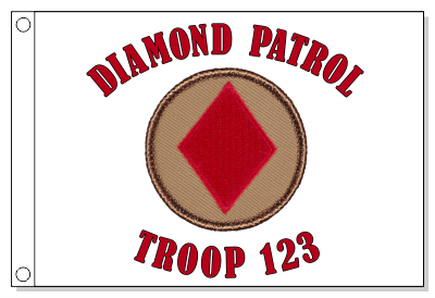 Diamond Patrol Flag