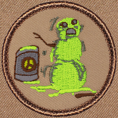 Radioactive Snowman Patrol Patch Ð Scout Patch