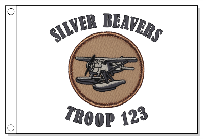 DHC-2 Beaver Plane Patrol Flag