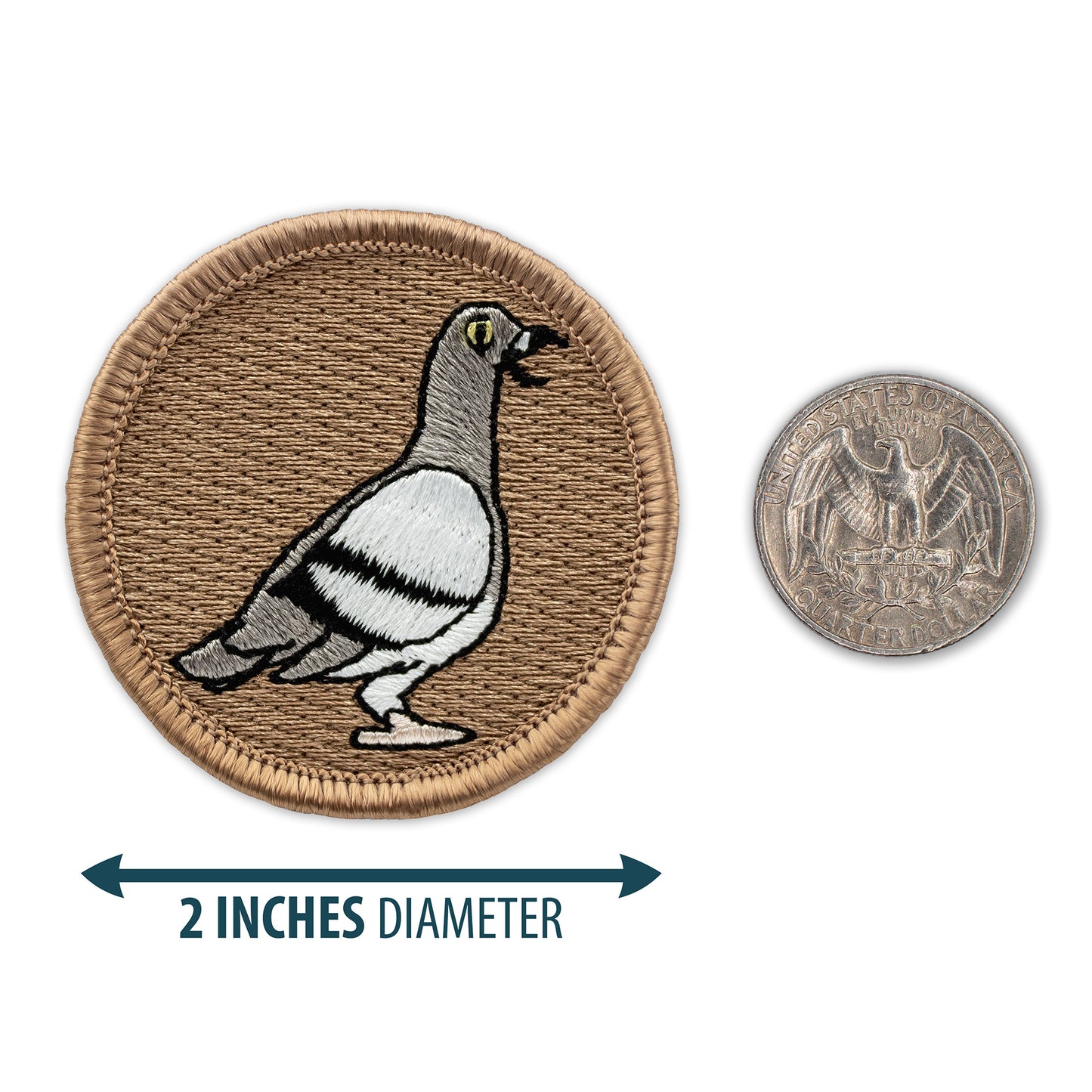Pigeon 2” embroidered scout patrol patches