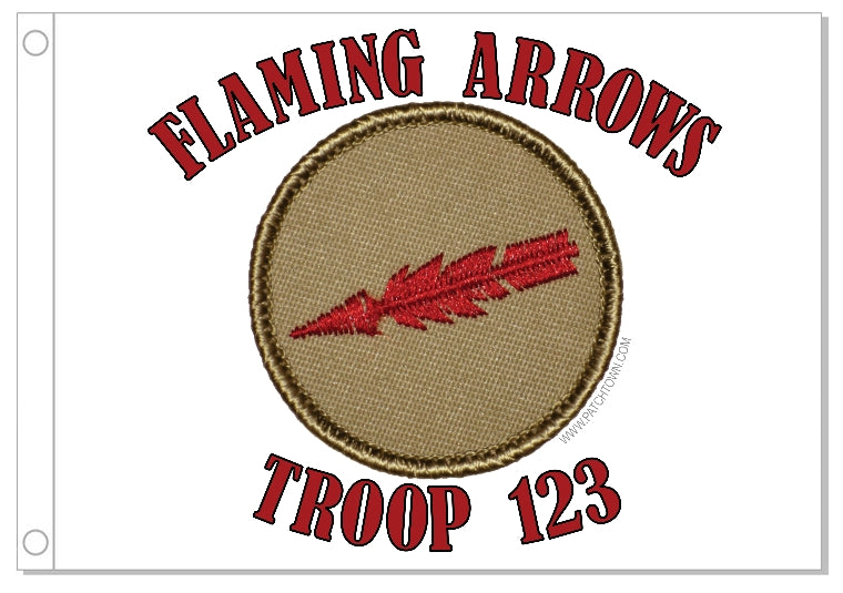 Flaming Arrow Patrol Flag