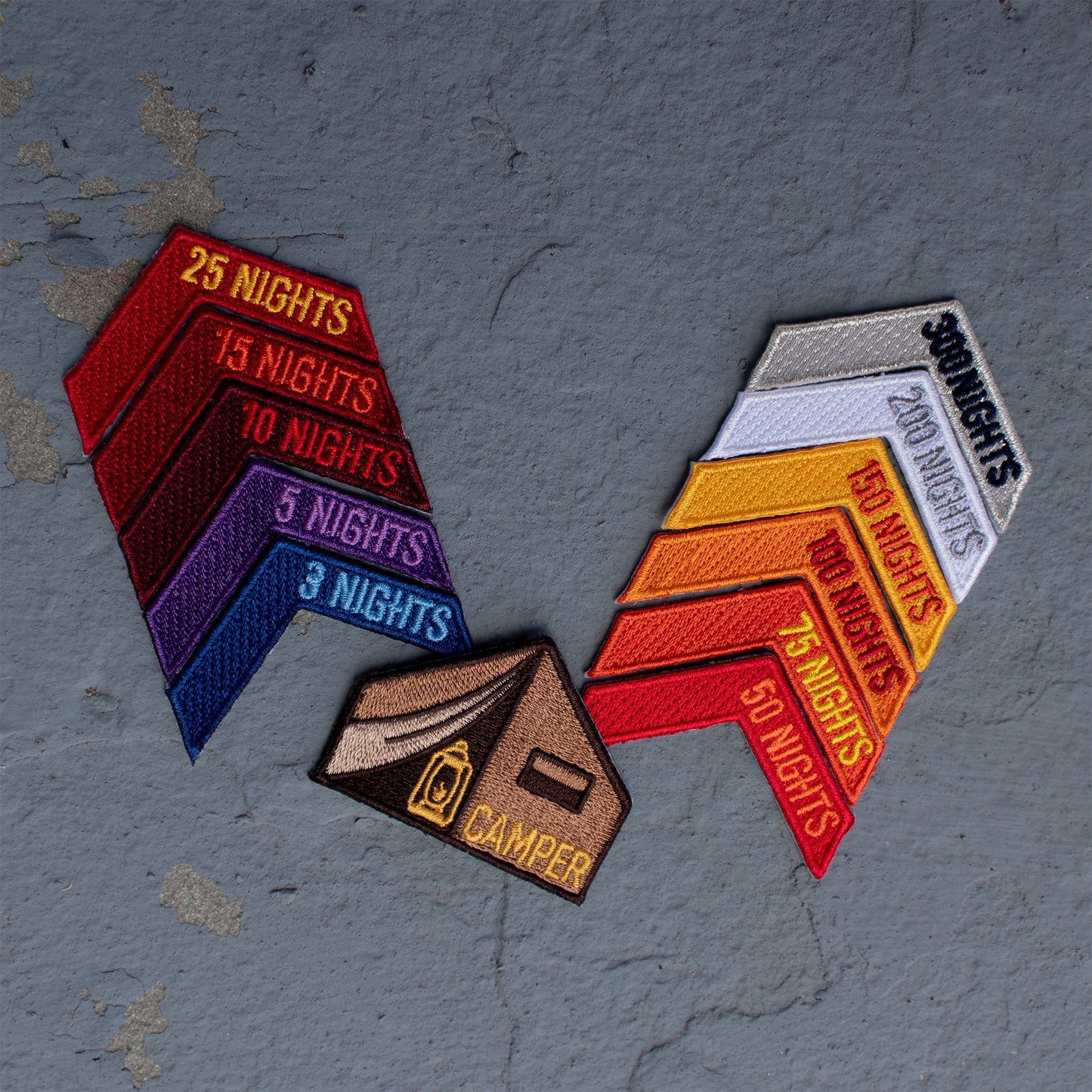 Custom Camping Awards Base Patch