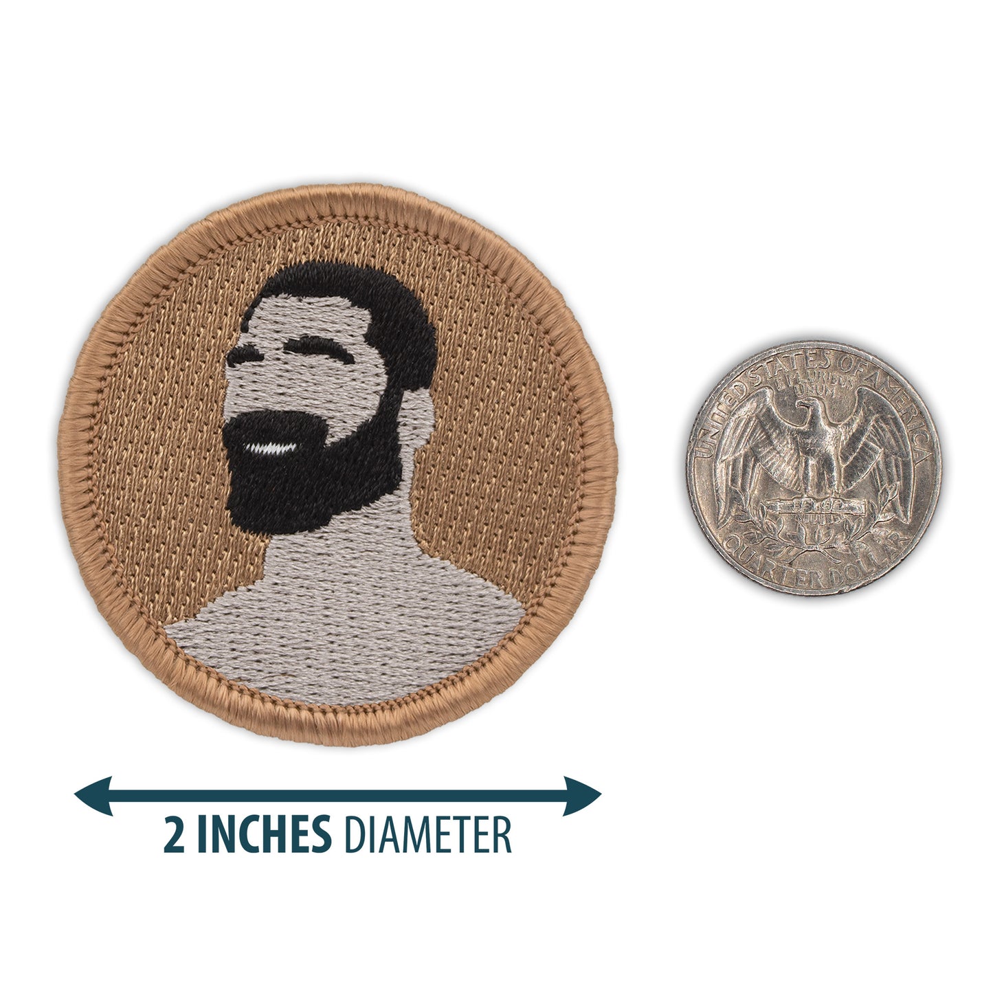Chad meme 2” embroidered scout patrol patches