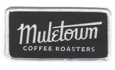 Muletown Coffee Black & White V3 - Custom 4"x2" Patch
