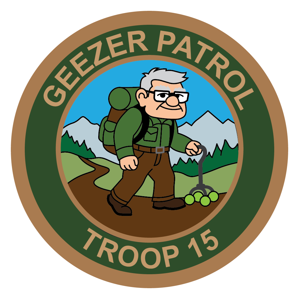 Old Geezer - Troop 15 Custom Patch