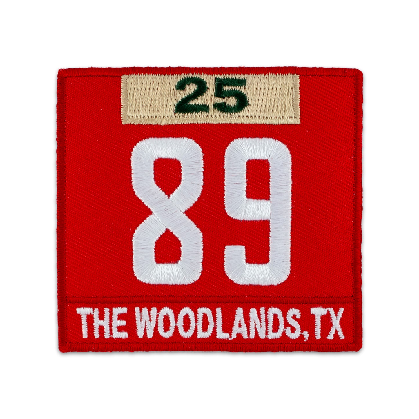 I) Red Veteran Bar + Caption Numerals