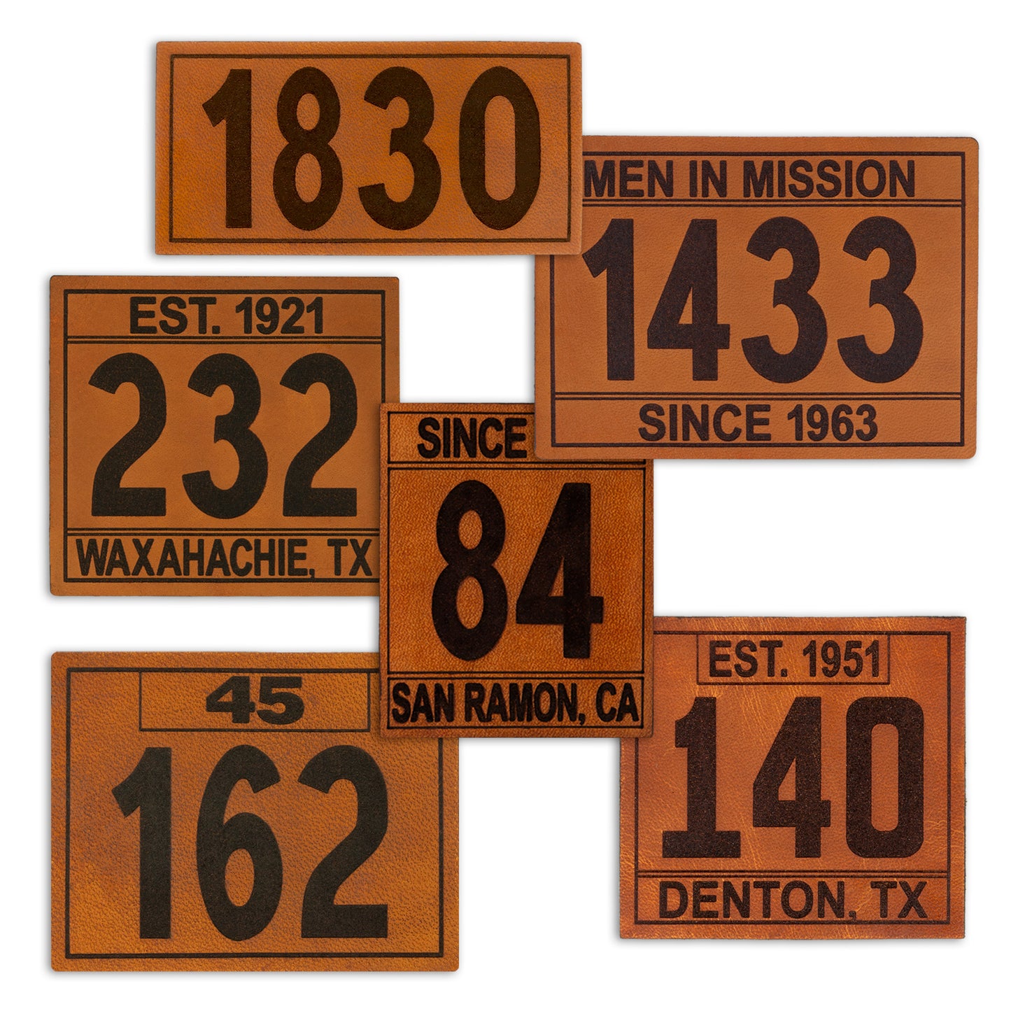 Patchtown Scout Troop Numeral Patches