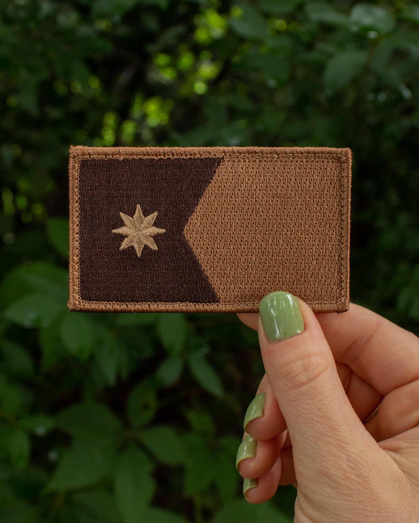 desert camo MN iron-on flag patch