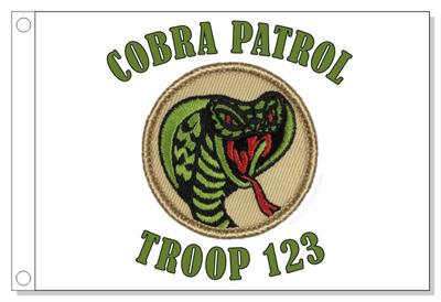 Cobra Patrol Flag