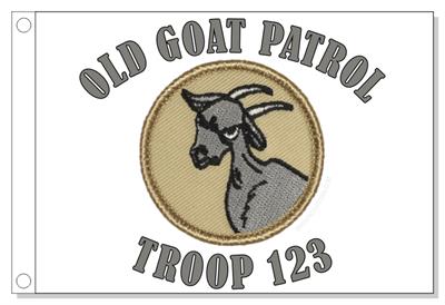Old Goat Patrol Flag