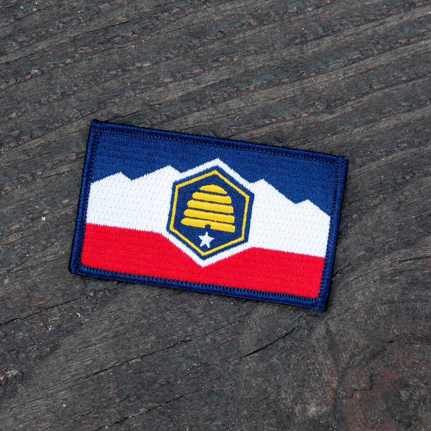 Utah iron-on flag patch