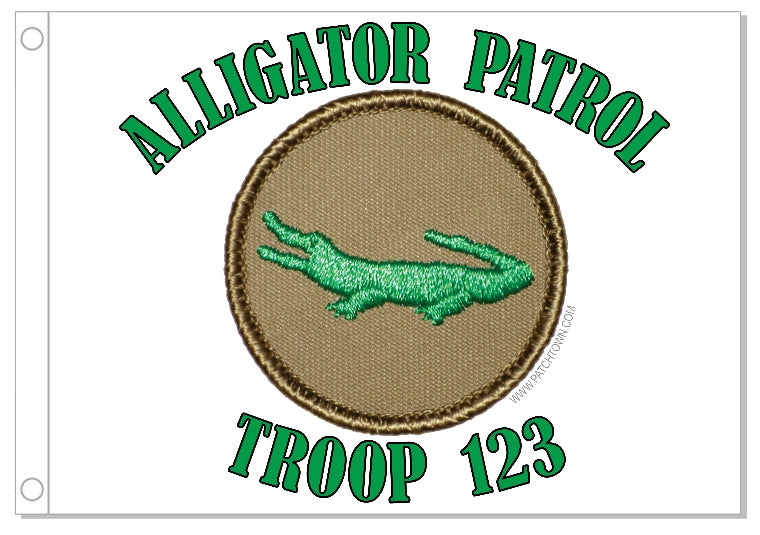 Alligator Patrol Flag