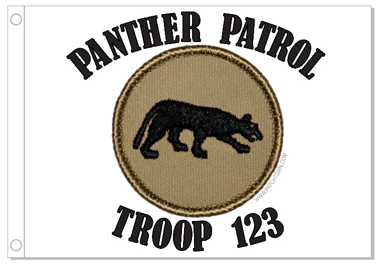 Panther Patrol Flag
