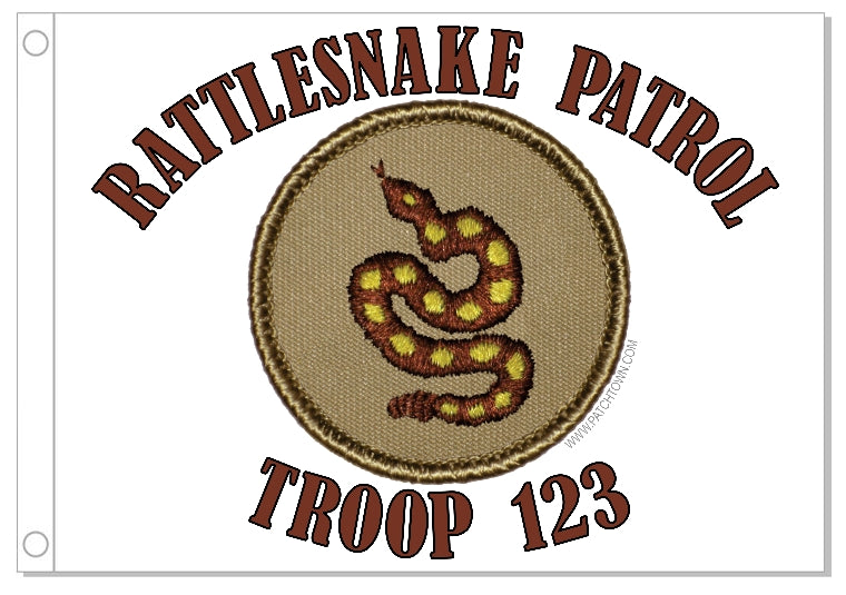 Rattlesnake Patrol Flag