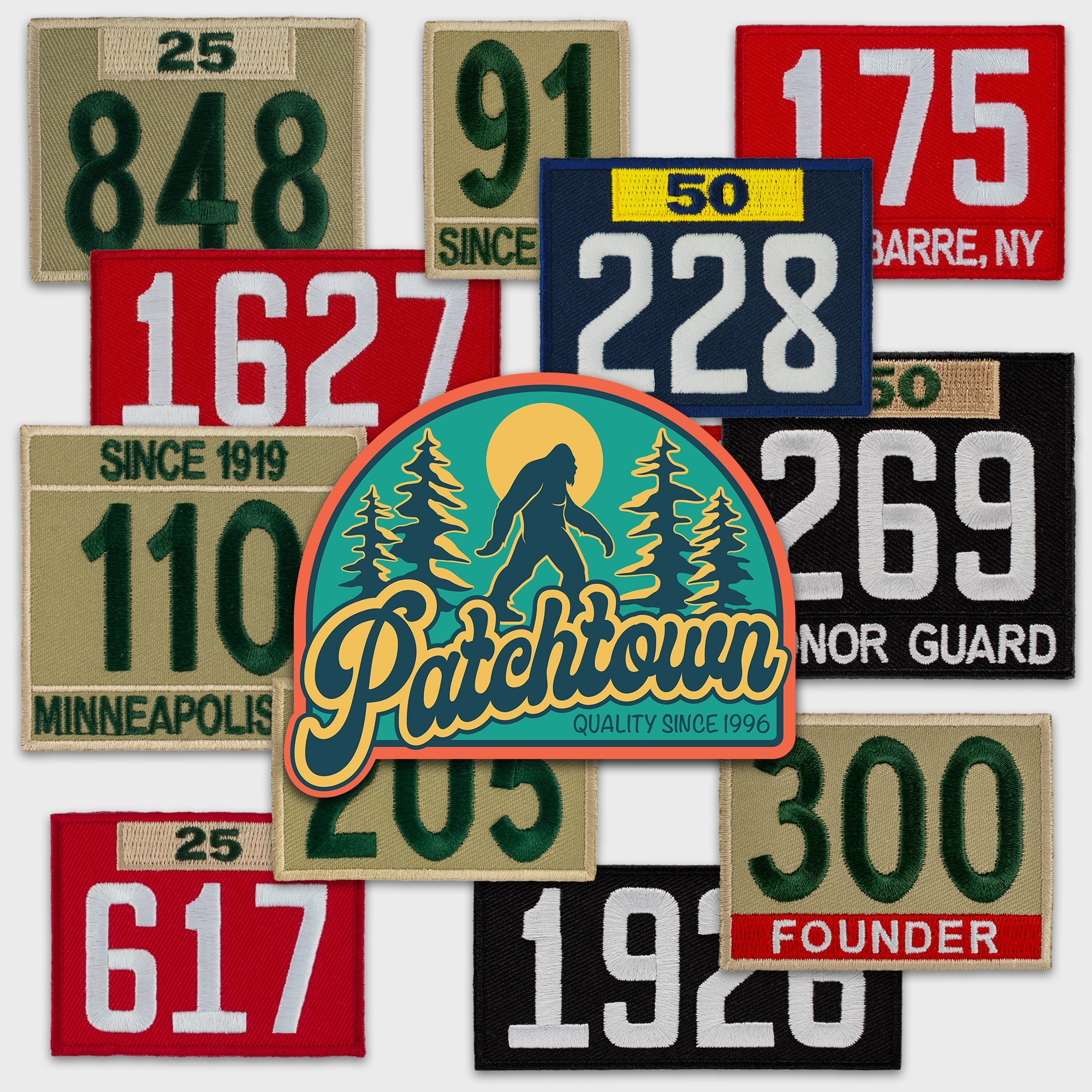 Scout Troop Numeral Patches | Patchtown™