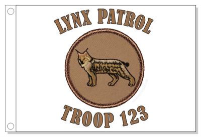 Lynx  Patrol Flag