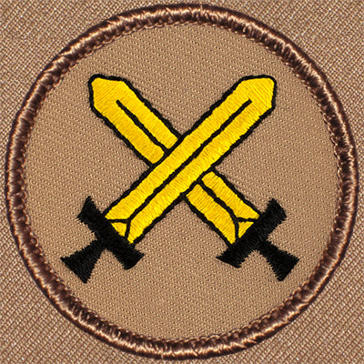 Crossed Swords Patrol Patch Ð Scout Patch
