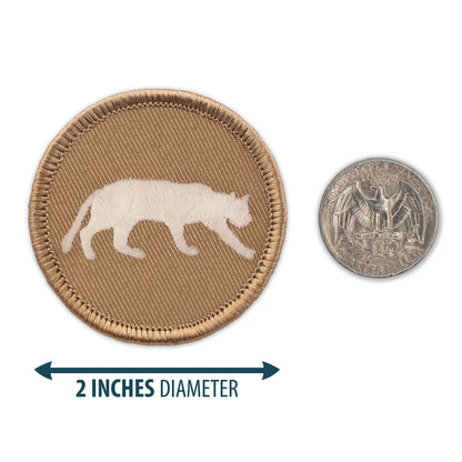 glow panther 2” embroidered scout patrol patches