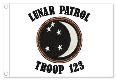 Lunar Patrol Flag