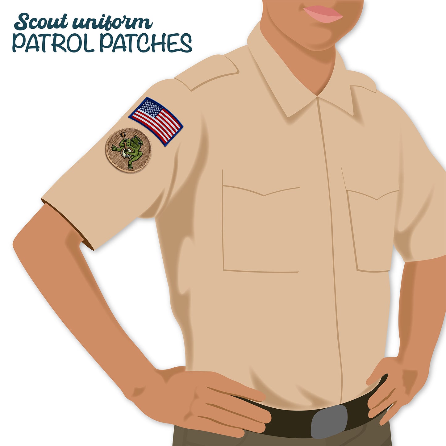 Banjo Frog Patrol Patch