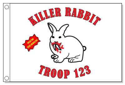 Killer Rabbit Patrol Flag