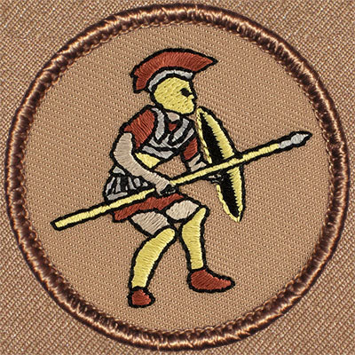 Spartan Warrior Patrol Patch Ð Scout Patch
