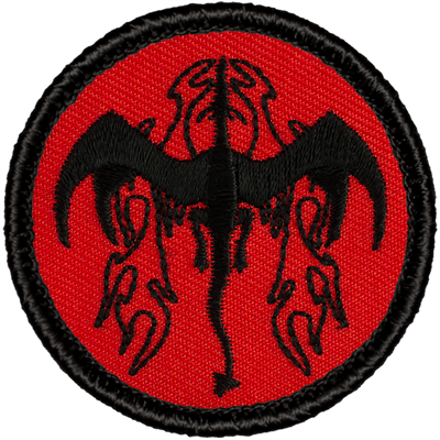 Retro Dragon Patrol Patch (#022R) - Sew-on Scout Patch