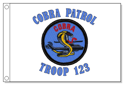 Cobra Army Patrol Flag