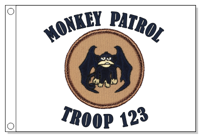 Navy Flying Monkey Patrol Flag