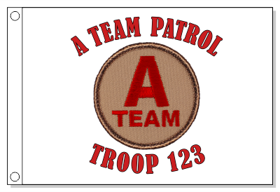 A Team  Patrol Flag