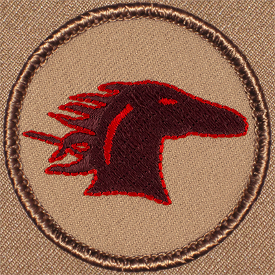 Mustang Patrol Patch Ð Scout Patch