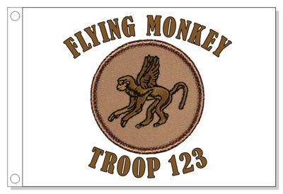 Flying Monkey Patrol Flag