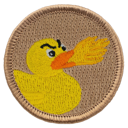 Fire-Breathing Rubber Duckie Scout Patrol Patches