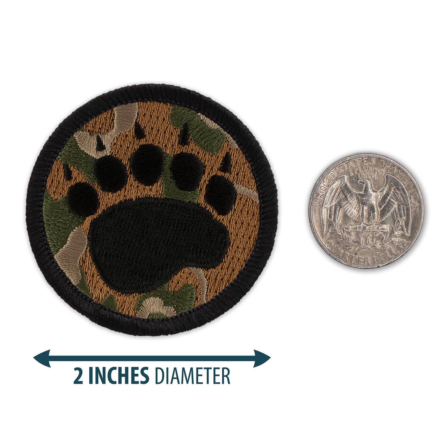 Camo Bear Claw Patrol Patch