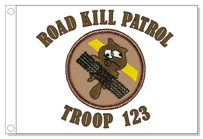 Road Kill Patrol Flag