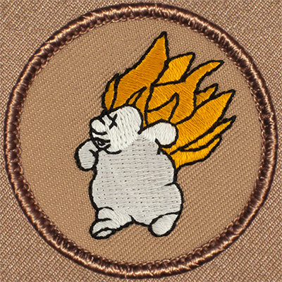 Flaming Doughboy Patrol Patch Ð Scout Patch