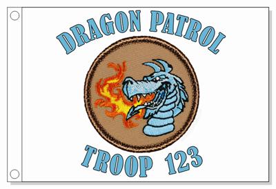 Dragon Head Patrol Flag