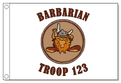 Barbarian Patrol Flag