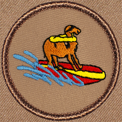 Surfing Camel Patrol Patch Ð Scout Patch