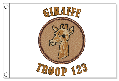 Giraffe Patrol Flag