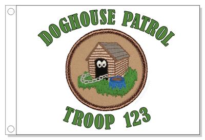 Doghouse Patrol Flag