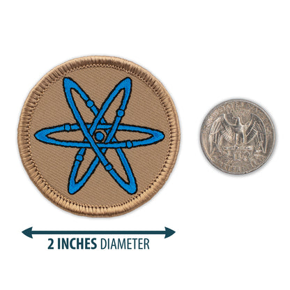 Atomic 2” embroidered scout patrol patches