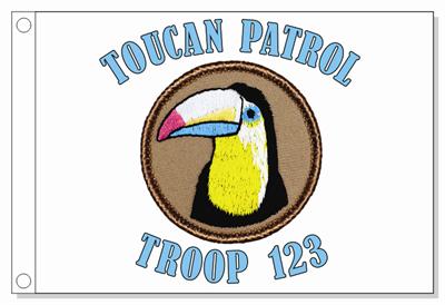 Toucan Patrol Flag