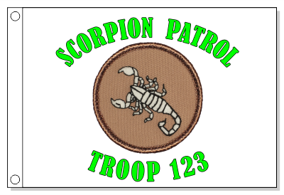 Scorpion Patrol Flag