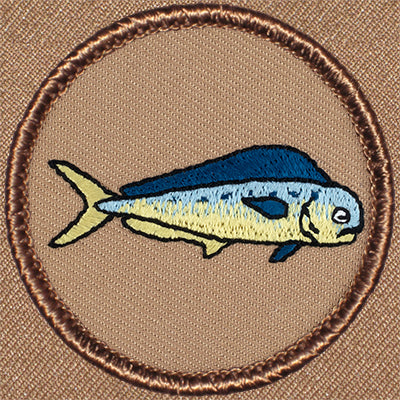 MahiMahi Dolphin Fish Patrol Patch Ð Scout Patch