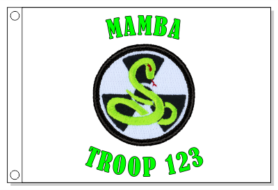 Nuclear Mamba Patrol Flag